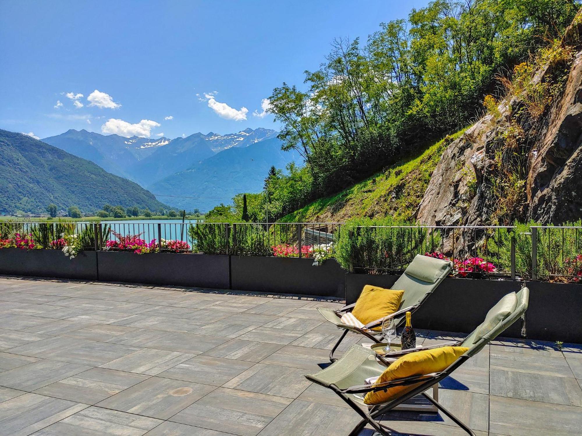 Dascio Vita See Ferienwohnung Mit Dachterrasse Екстериор снимка