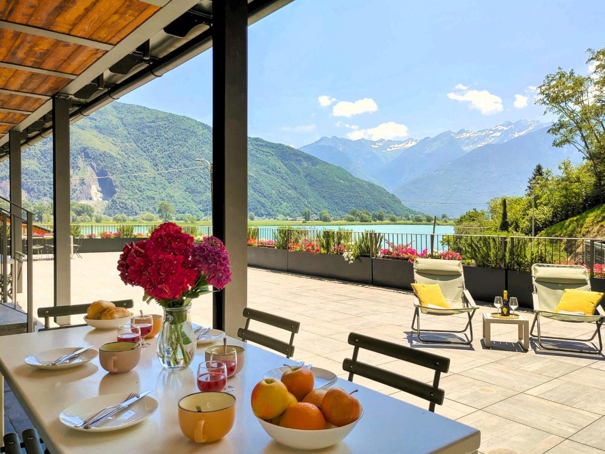 Dascio Vita See Ferienwohnung Mit Dachterrasse Екстериор снимка
